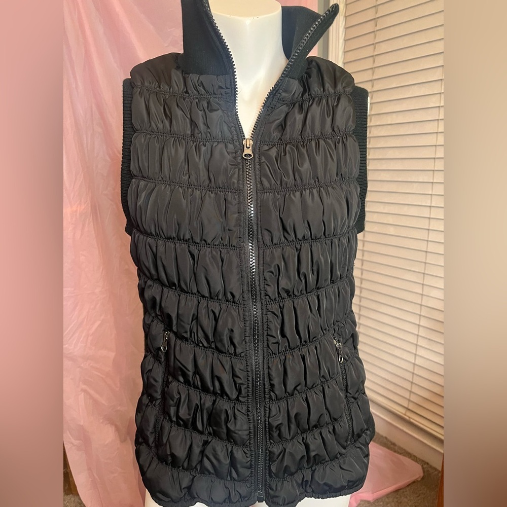 Black Quilted Women's Vest Calvin Klein performance